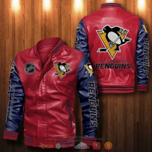 NHL Pittsburgh Penguins Bomber leather jacket