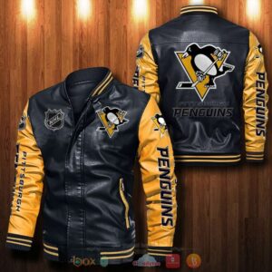 NHL Pittsburgh Penguins Bomber leather jacket