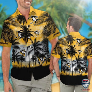 Pittsburgh Penguins Palm Tree Hawaiian Shirt