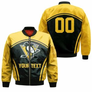 Pittsburgh Penguins Bomber Curve Style Sport- NHL