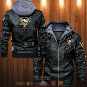 Pittsburgh Penguins NHL Leather Jacket