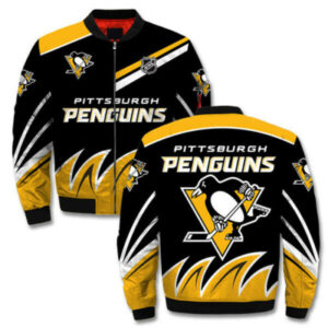 Pittsburgh Penguins Men'S Lightweight Bomber Jacket